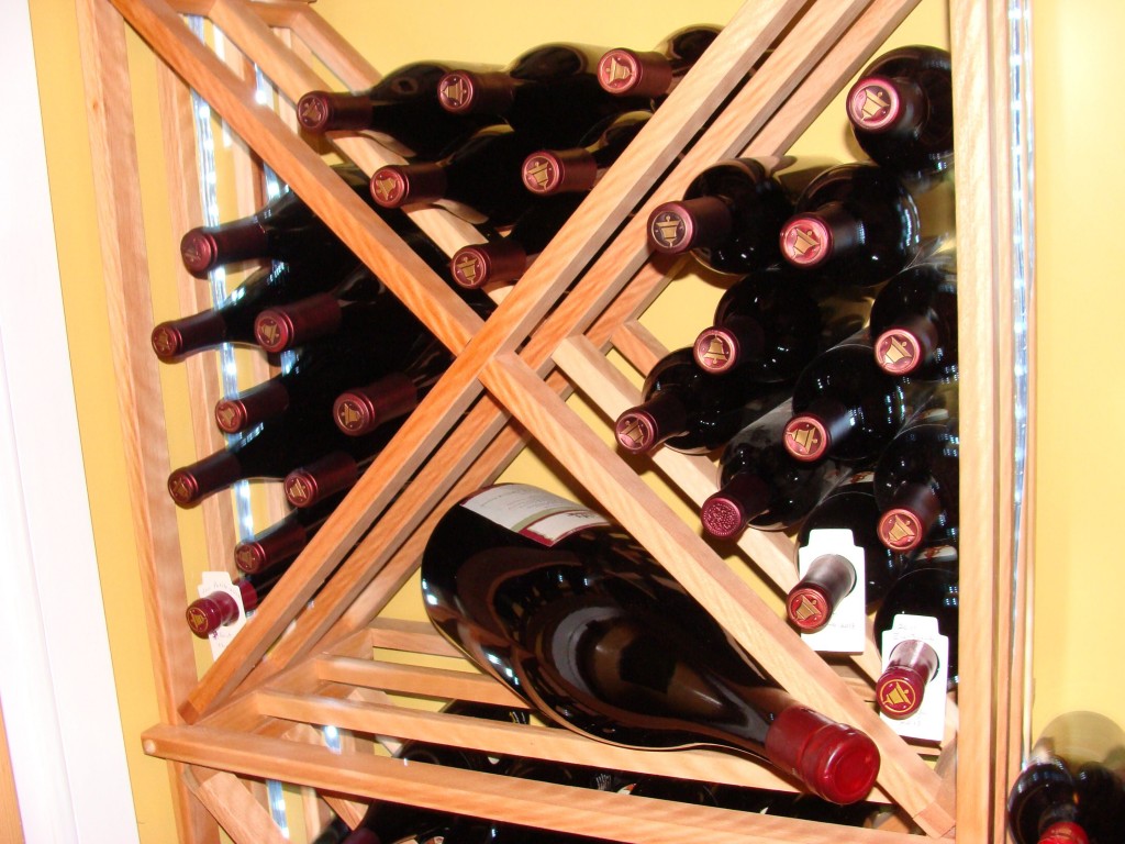 Wine Bottle Shapes and Sizes In A Wine Rack