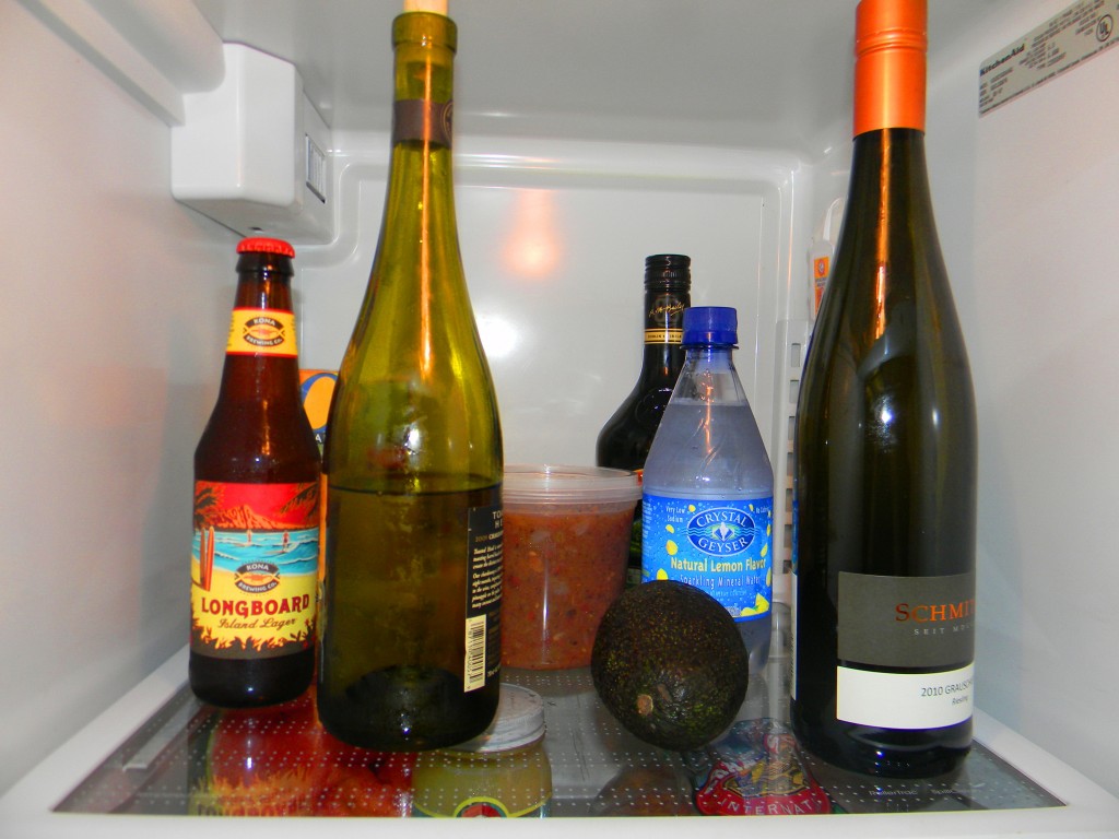 Wine Preserved In A Refrigerator